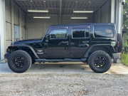 ジープ ラングラー アンリミテッド サハラ 4WD 社外17インチAW オールテレイン ウィンチ