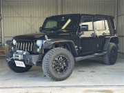 ジープ ラングラー アンリミテッド サハラ 4WD 社外17インチAW オールテレイン ウィンチ