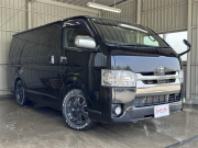 トヨタ ハイエースバン 2.0 スーパーGL ダークプライムII ロングボディ　社外17インチAW　社外ベッドキット